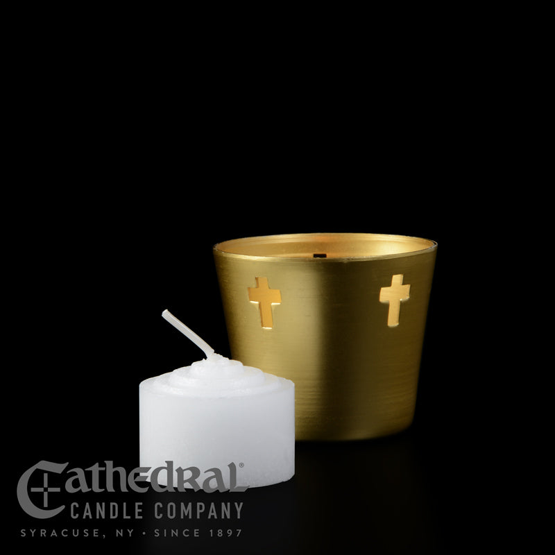 Best Quality Votive Lights - 6-Hour Straight Side for Aluminum Votive Cups