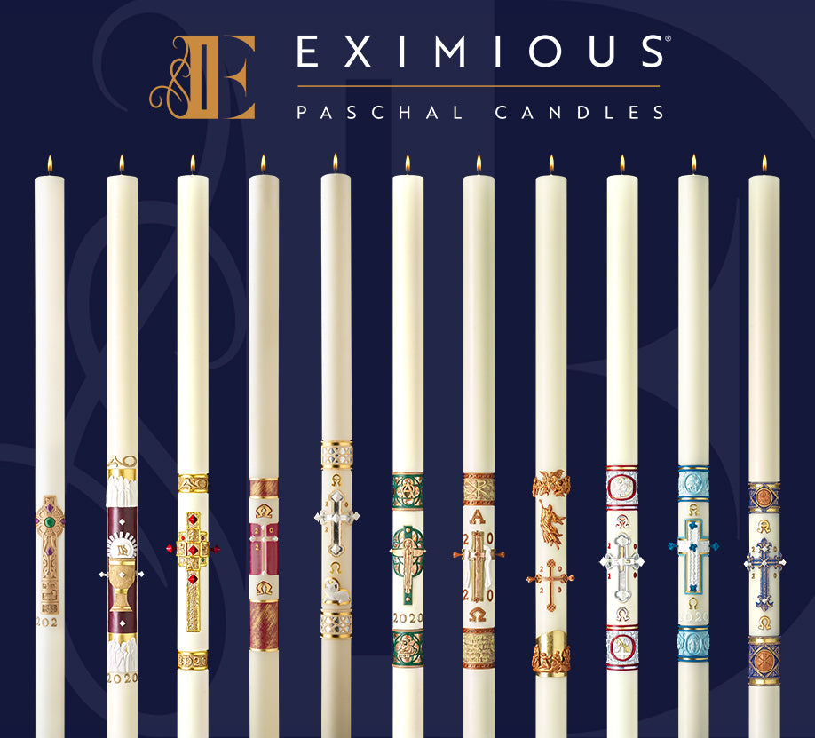 The "Upon this Rock" Eximious Altar Side Candle