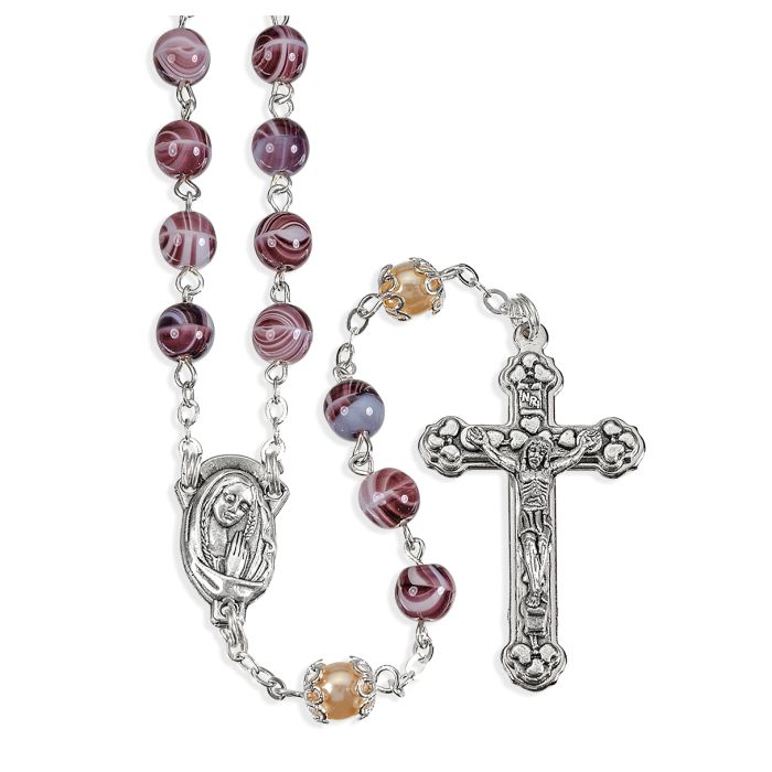 Glass Bead Rosary (6mm)