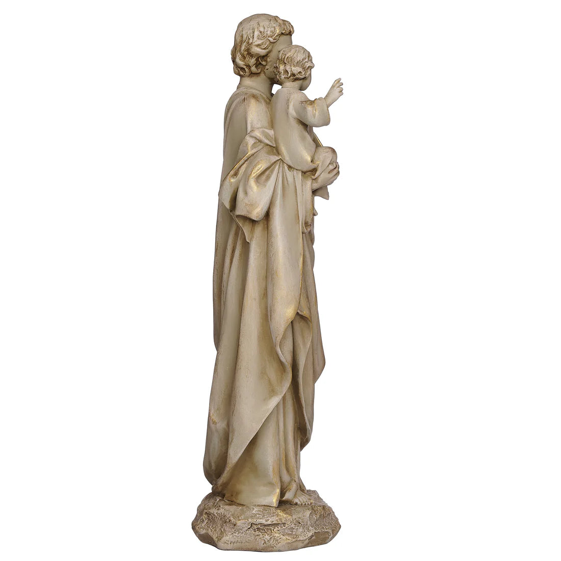 Joseph's Studio St. Joseph Figure with Antique Gold Finish (13.75") - Renaissance Collection