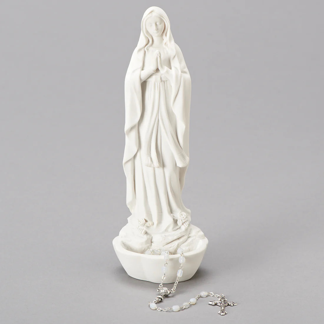 Our Lady of Lourdes Rosary Holder (8")