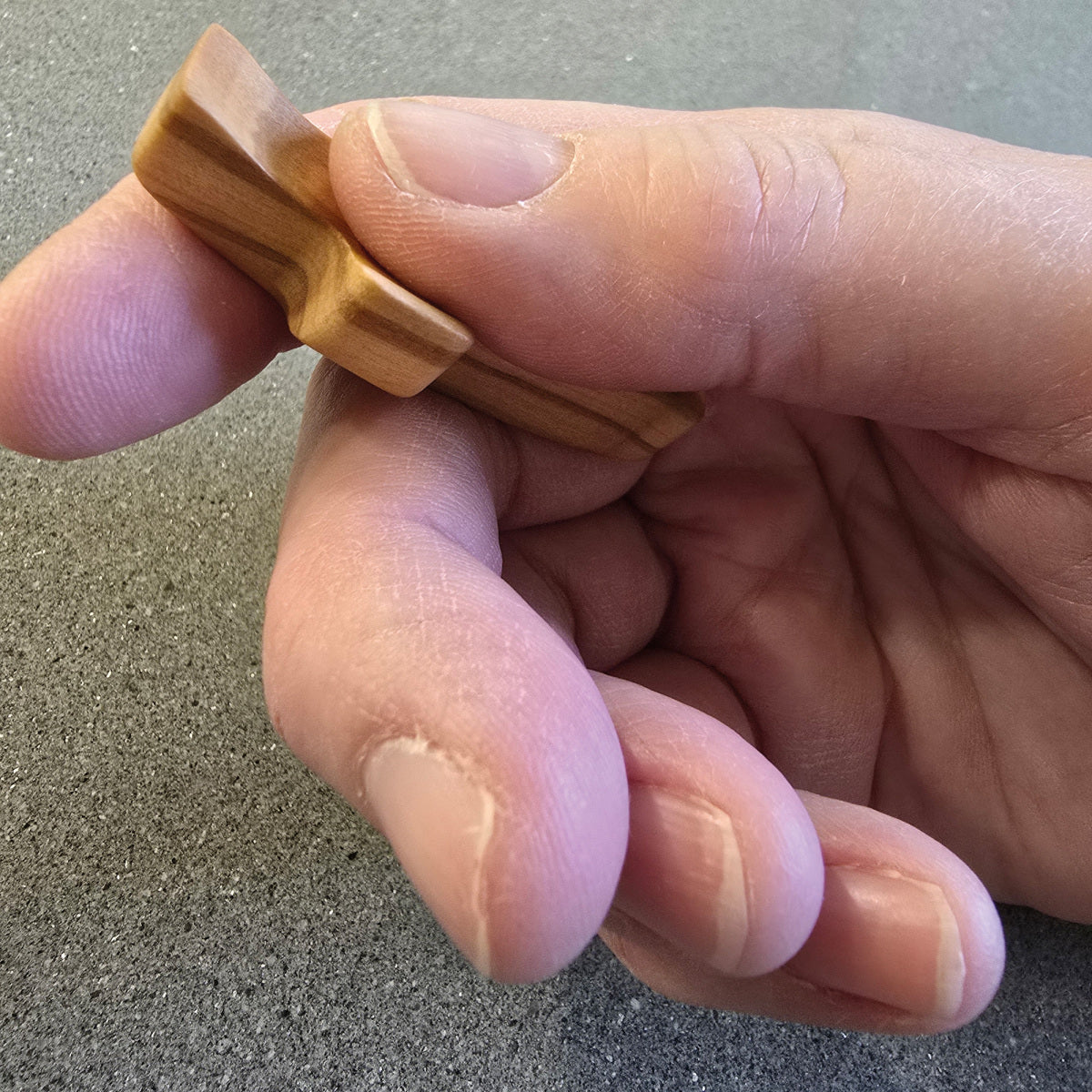Slabbinck Olive Wood Comfort Cross (2" x 1")