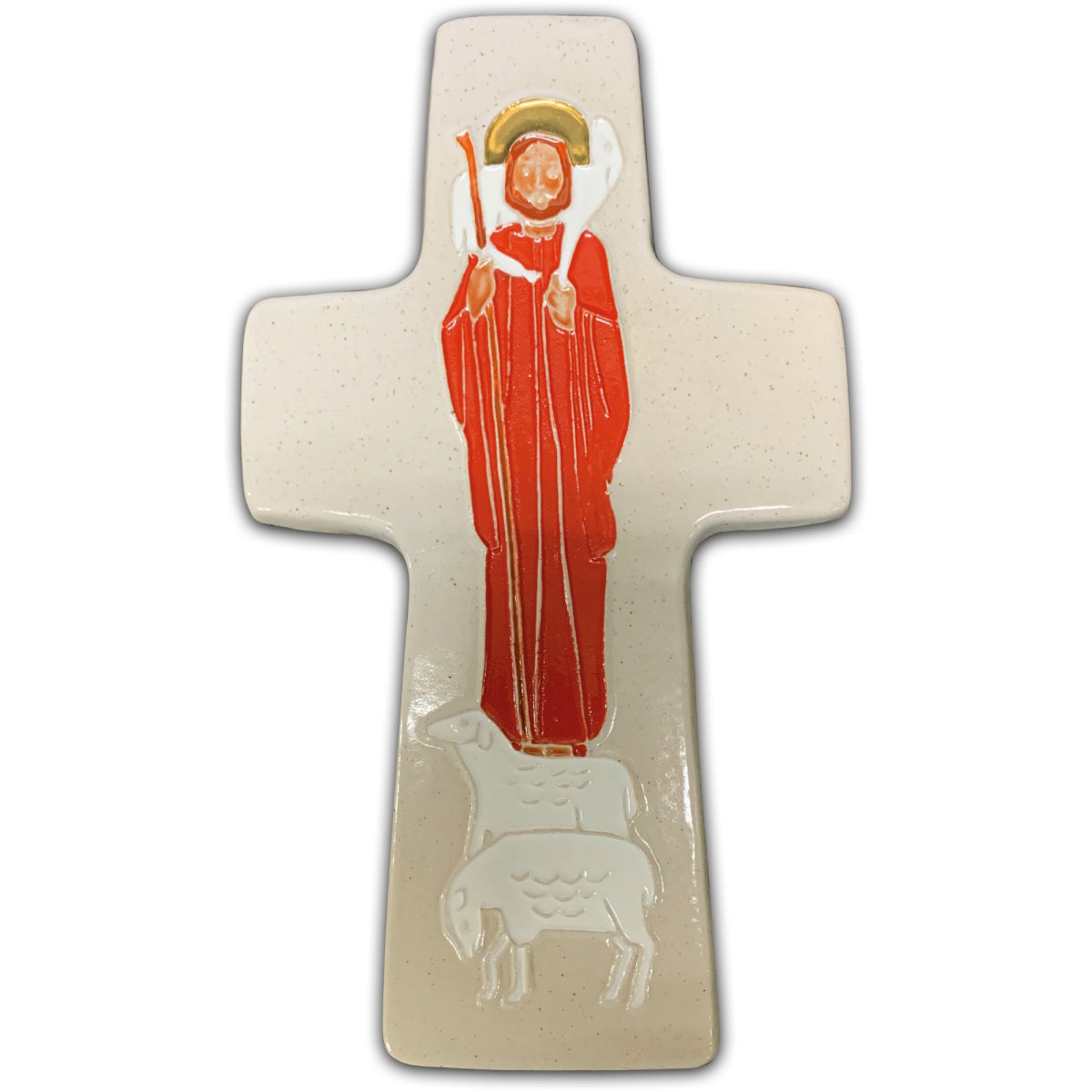 Slabbinck Clay Cross with Good Shepherd (9-1/4")