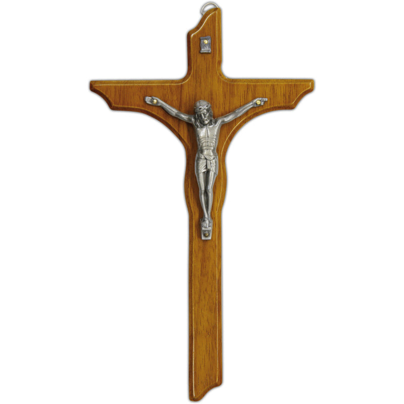 Slabbinck Wood and Metal Crucifix for Home (9-27/32")