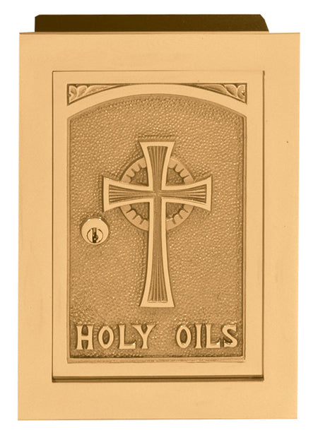 Ambry | 8-3/4" x 11-3/4" | Bronze | Flared Cross Design