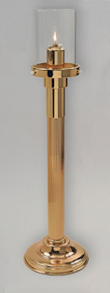 Chandelier de procession en bronze Acolyte : Style 6125 - Bidon d'huile 25 heures