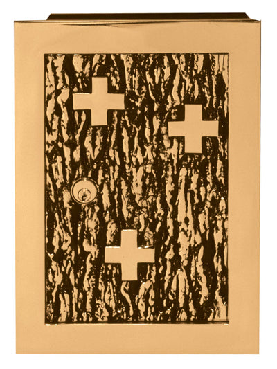 Ambry | 8-3/4" x 11-3/4" | Bronze | Cross & Texture Design