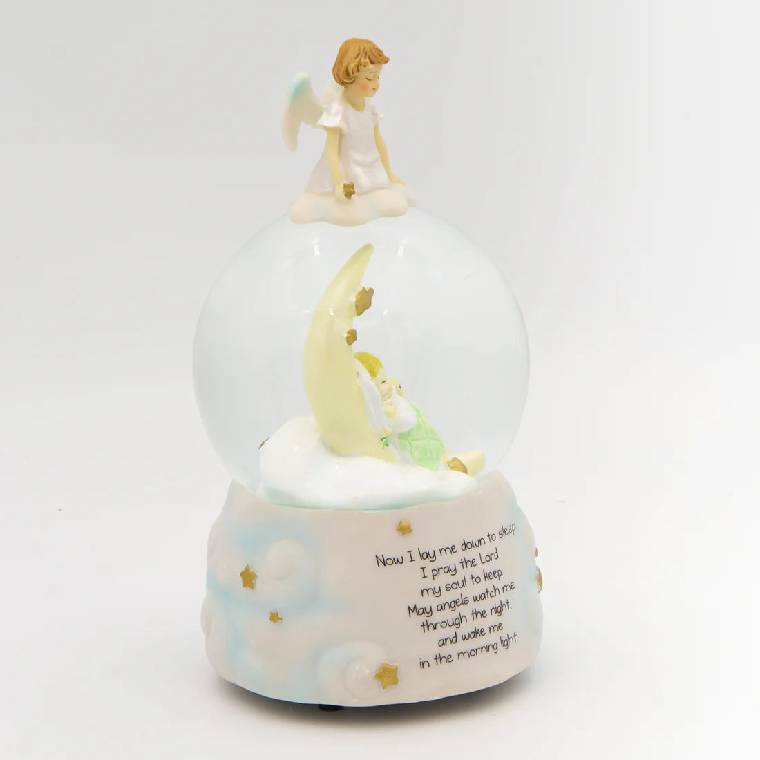 Glitterdome Bedtime Prayer Musical - "Brahms' Lullaby" Tune (7.5")