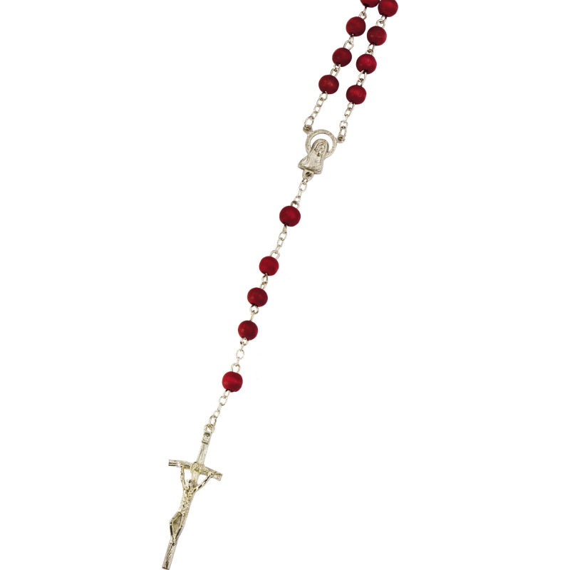 Slabbinck Red-Brown Wood Rosary