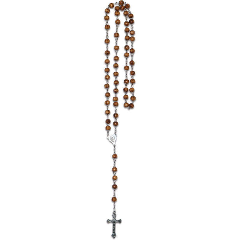 Slabbinck Wooden Rosary with Metal Chain