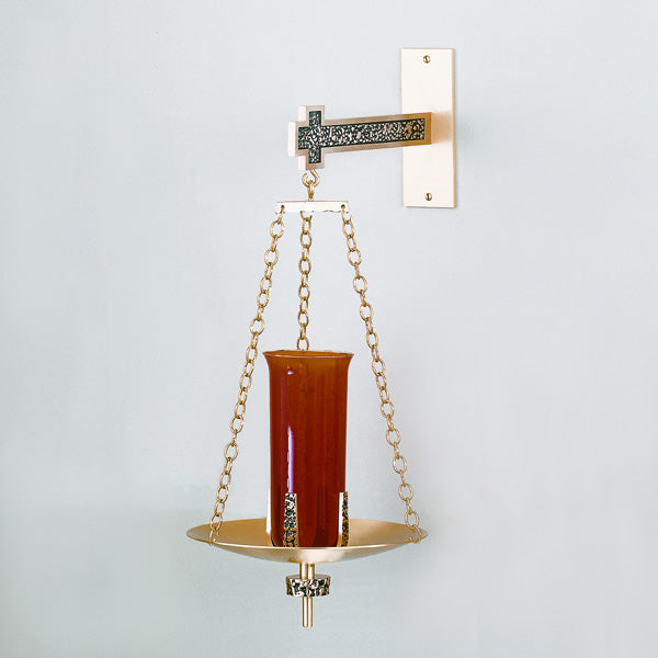 Bronze Hanging Sanctuary Lamp Without Bracket: 6497 Style - 39" Ht