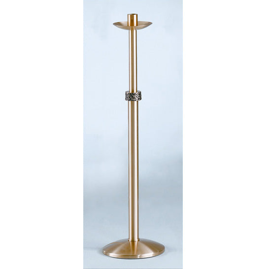 Processional Bronze Paschal Candlestick: 6497 Style - 2 Sizes - 1 15/16" Socket