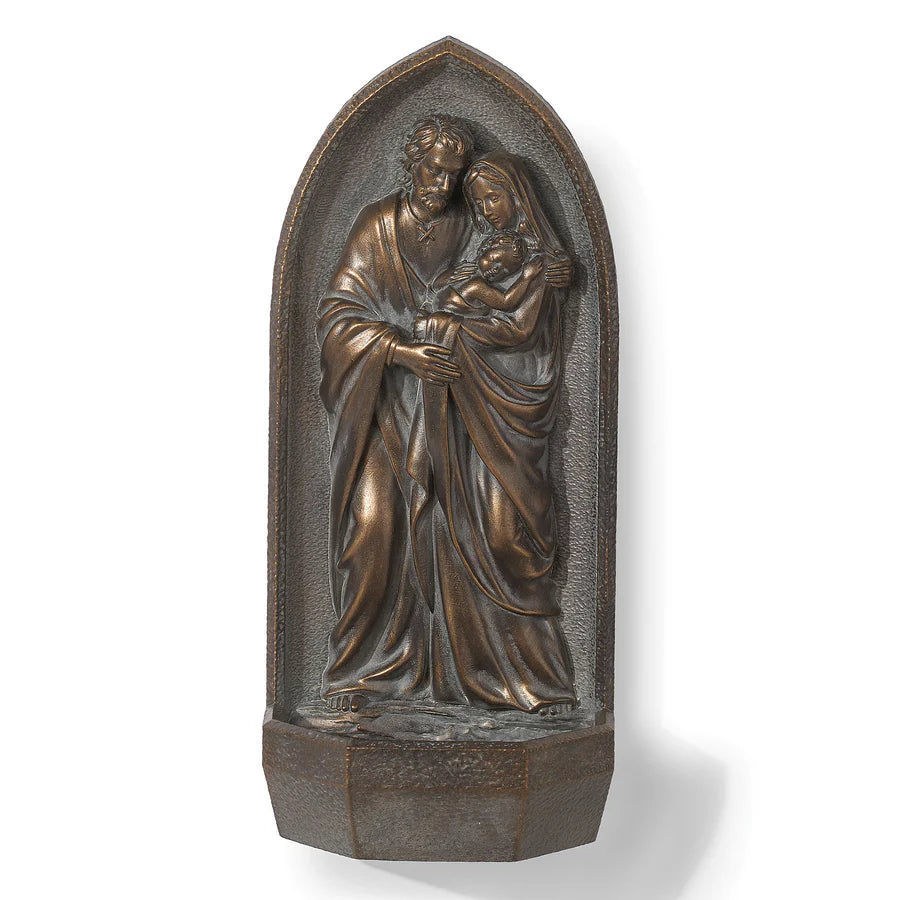 Holy Family Holy Water Font (7.75")