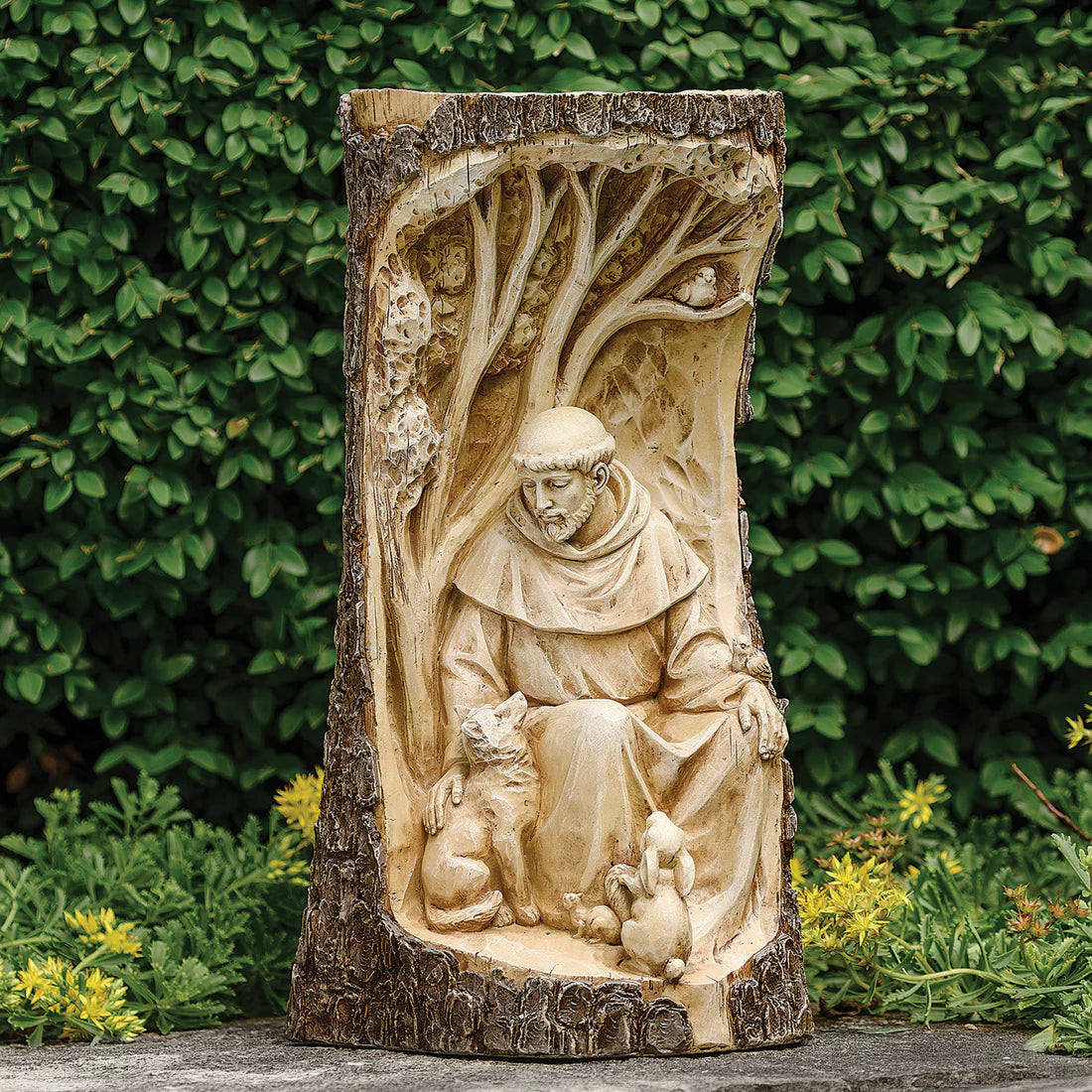 Joseph's Studio Carved-Look St. Francis Garden Statue (14")