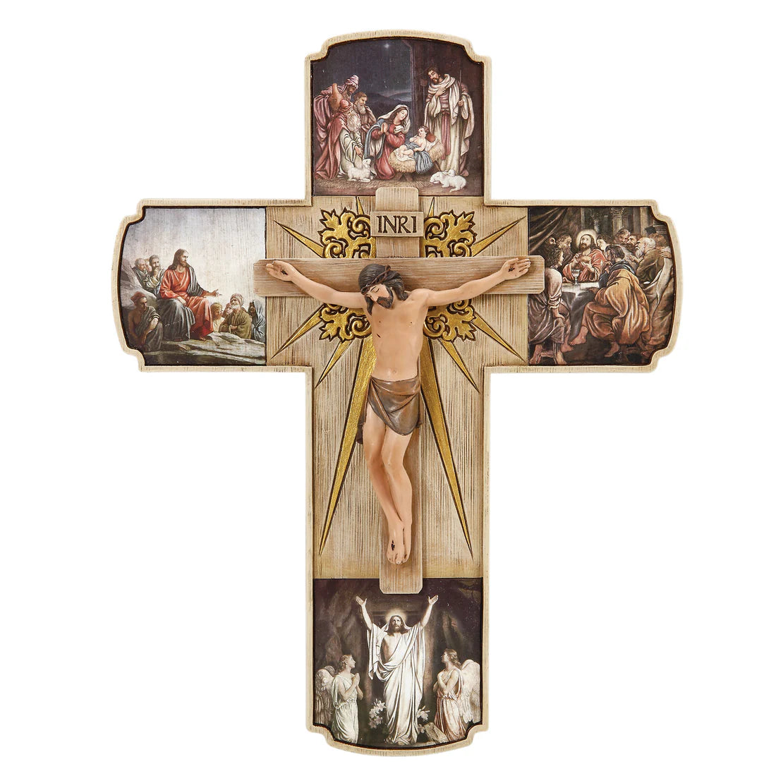 Life of Christ Crucifix (12")