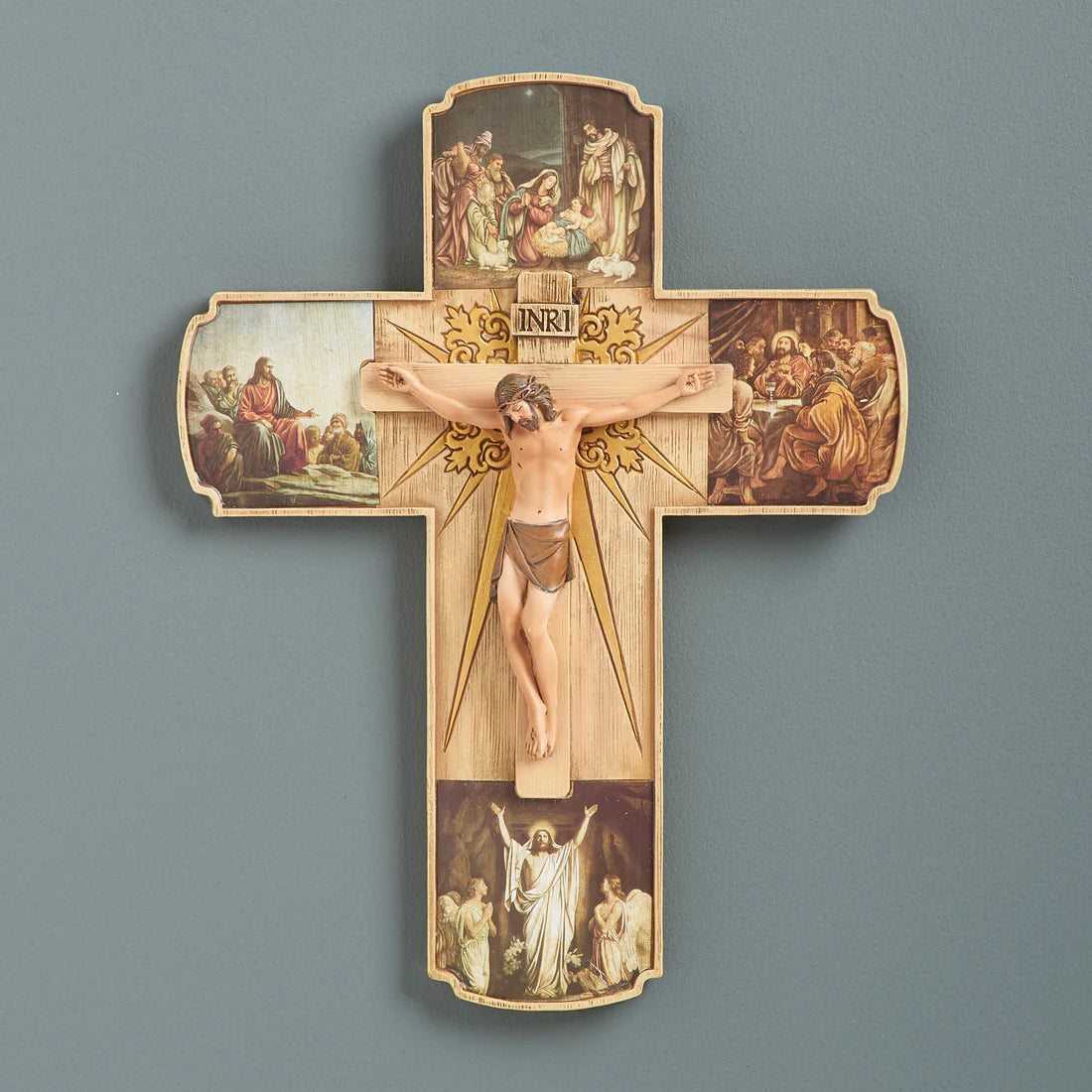 Life of Christ Crucifix (12")