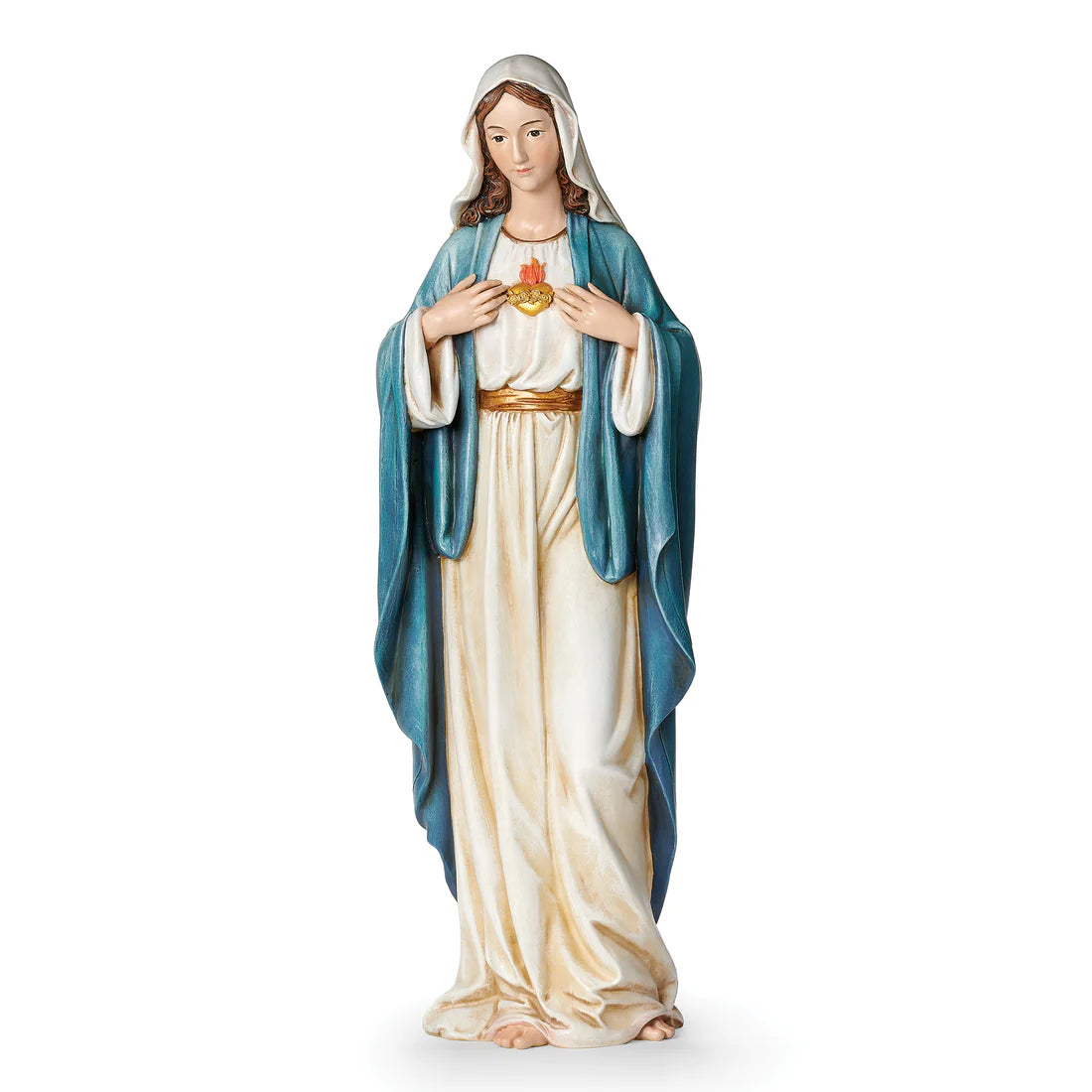 Our Lady with Immaculate Heart Figure (24") - Renaissance Collection