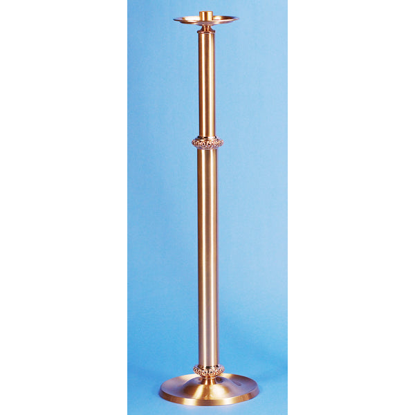 Processional Floor Bronze Candlestick: 7020 Style - 1 1/2" Socket