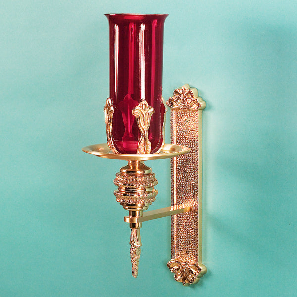 Bronze Wall Bracket Sanctuary Lamp: 7130 Style