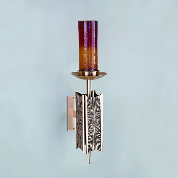 Bronze Wall Bracket Sanctuary Lamp: 7518 Style