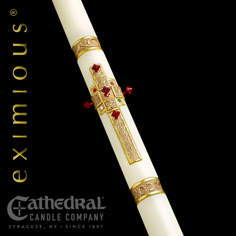 The "Evangelium" Eximious Paschal Candle (17 sizes)