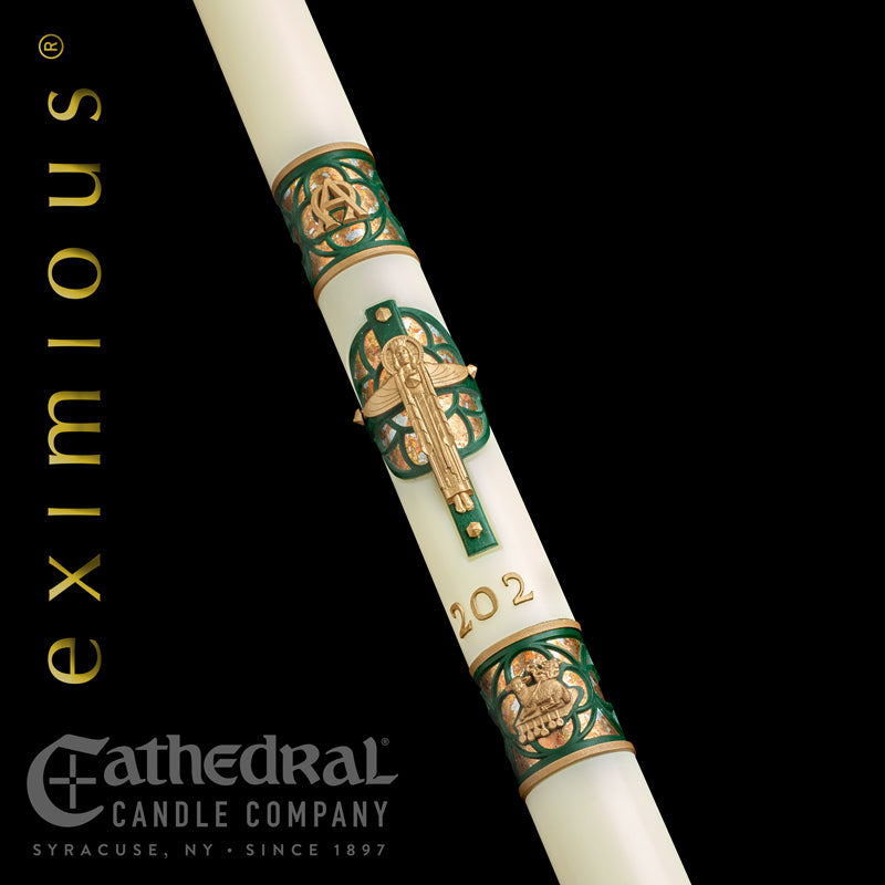 The "Christus Rex" Eximious Paschal Candle (17 sizes)