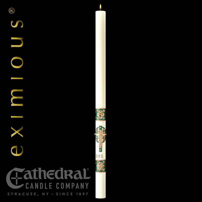 The "Christus Rex" Eximious Paschal Candle (17 sizes)