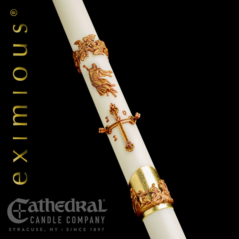 The "Mount Olivet" Eximious Paschal Candle (17 sizes)