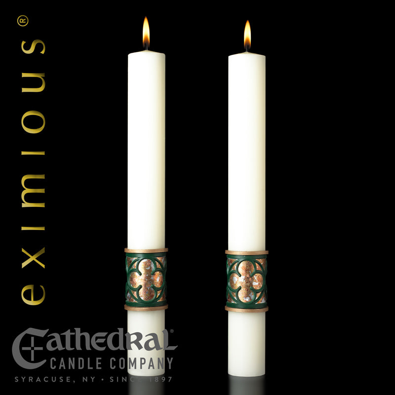 The "Christus Rex" Eximious Altar Side Candle