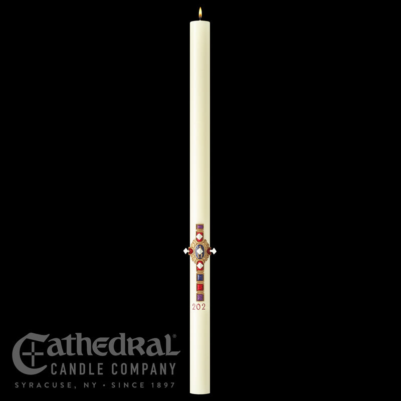 Christ Victorious Sculptwax Paschal Candle