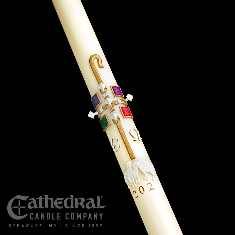 The Good Shepherd Sculptwax Paschal Candle