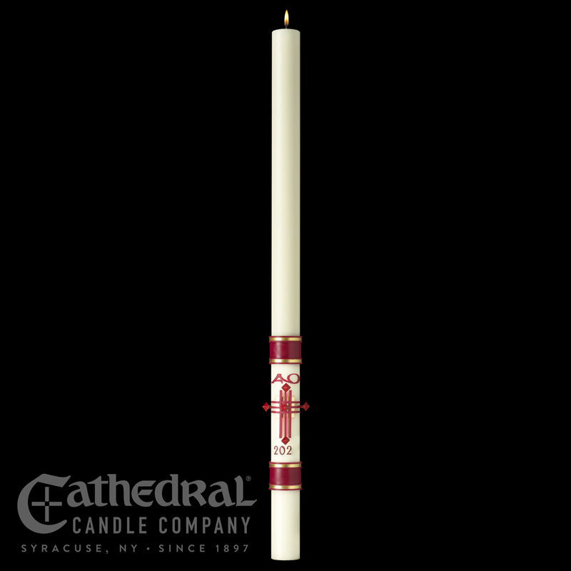 Crux Trinitas Sculptwax Paschal Candle