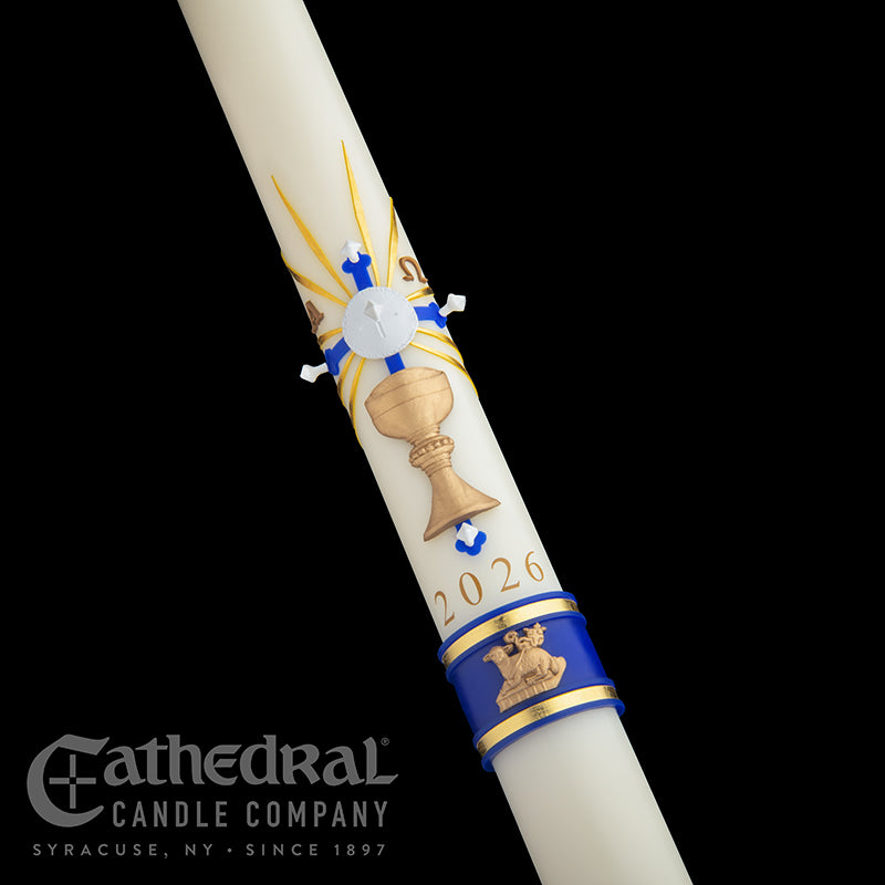 The Holy Eucharist Sculptwax Paschal Candle