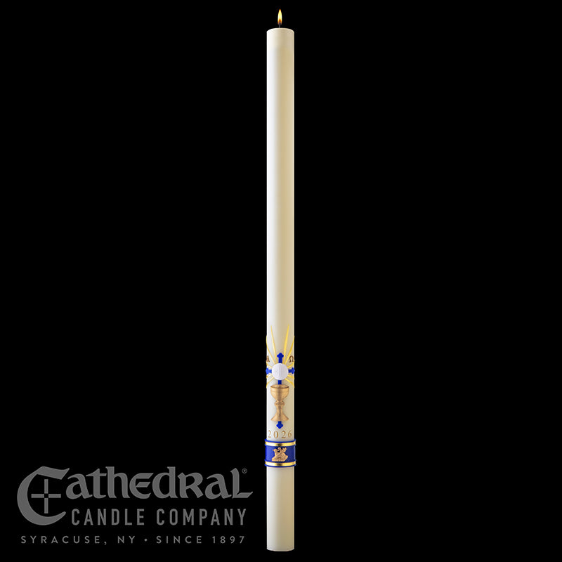 The Holy Eucharist Sculptwax Paschal Candle