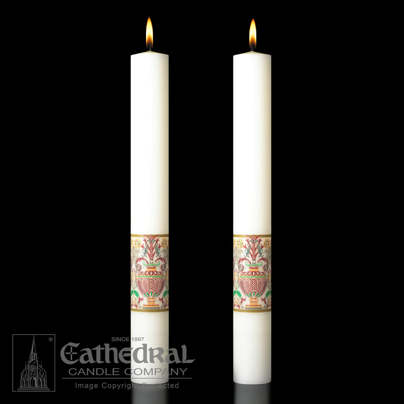 Complementing Altar Candles, Investiture - Coronation of Christ