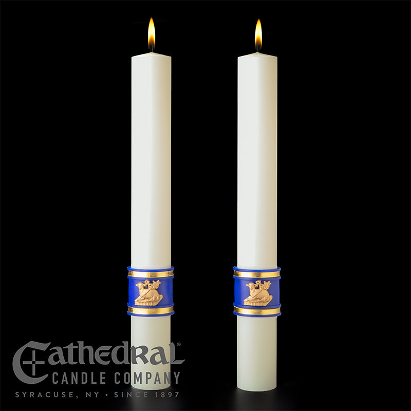 Complementing Altar Candles, The Holy Eucharist