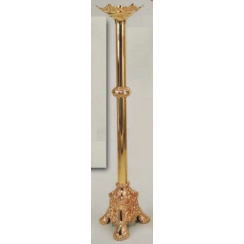 Fixed Floor Bronze Candlestick: 8130 Style - 44" Ht
