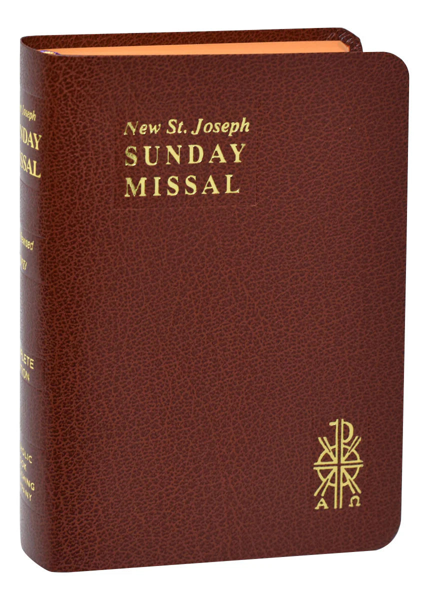 St. Joseph Sunday Missal (Brown Flexible Cover)