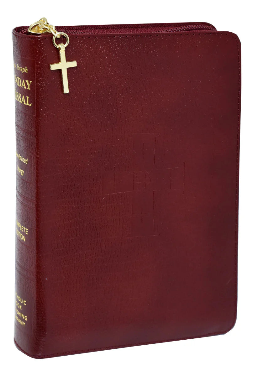 St. Joseph Sunday Missal (Bonded Leather - Zipper Close)