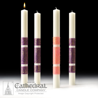 ArtisanWax Advent Candles (4" dia. PE)