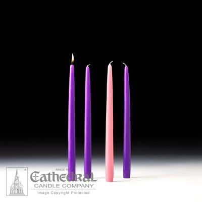 Home Advent Tapers (12"), 4 Piece Sets