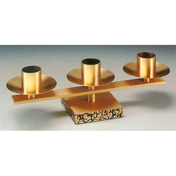 Candelabres d'autel en bronze 3, 5, 7 lumières : style 8220