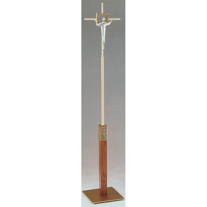 Processional "Risen Christ" Floor Cross/Crucifix: 8220 Style - 75" Ht