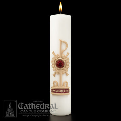 Sculptwax Christ Candles (3" x 14")