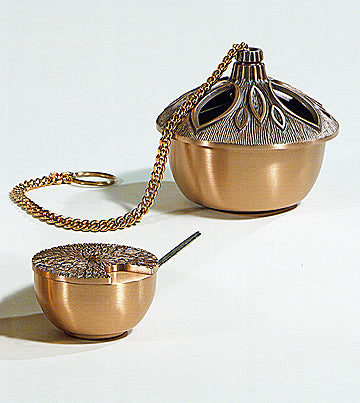 Bronze Censer & Boat: 8555 Style