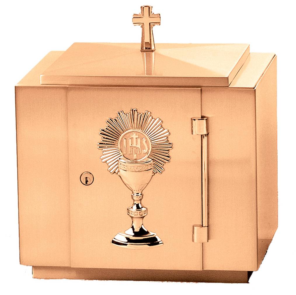 Tabernacle | 16" x 17" x 12" | Bronze | High Polish And Satin Finish