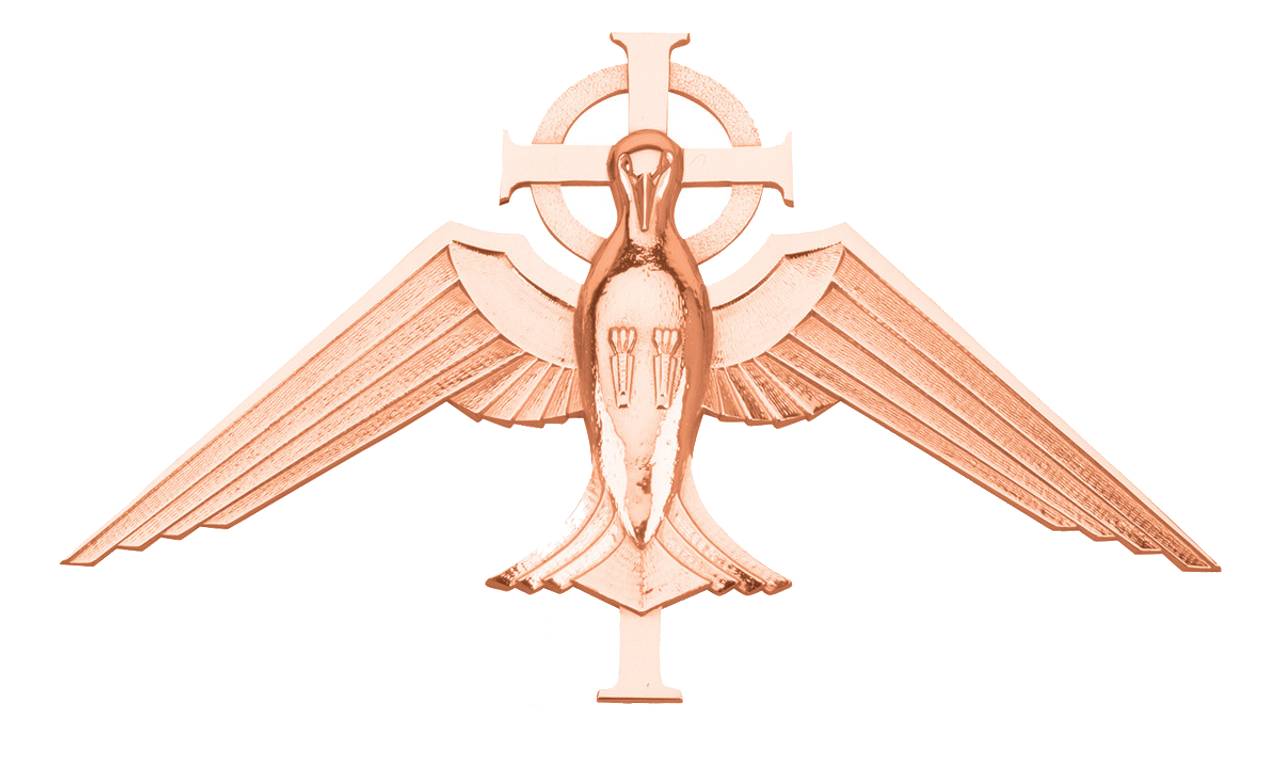 Holy Spirit Wall Plaque | 23" x 14-1/2" | Bronze | Rising Dove