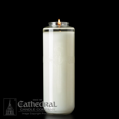 8-Day Bottle Style SacraLux 12% Beeswax Sanctuary Lights (12/cs)