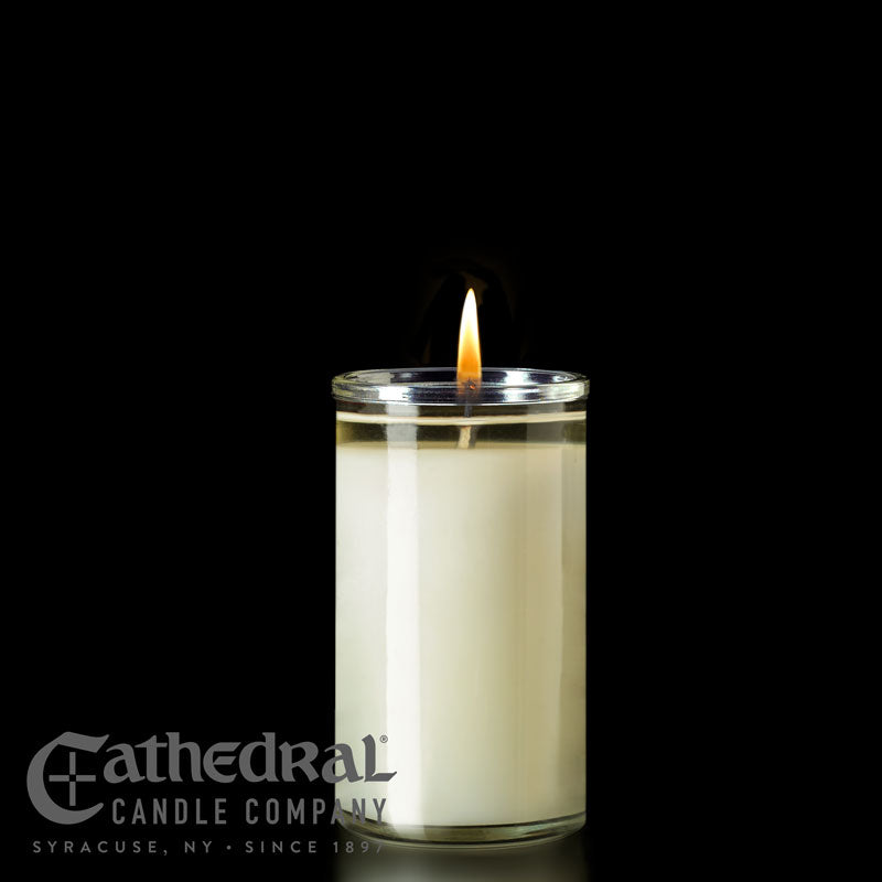 3-Day 100% Beeswax Devotional Candle (Clear Glass) (12/cs)