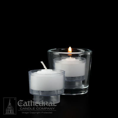 Ez-Lites - Disposable Plastic 4 Hour Votive Crystal - 288/cs